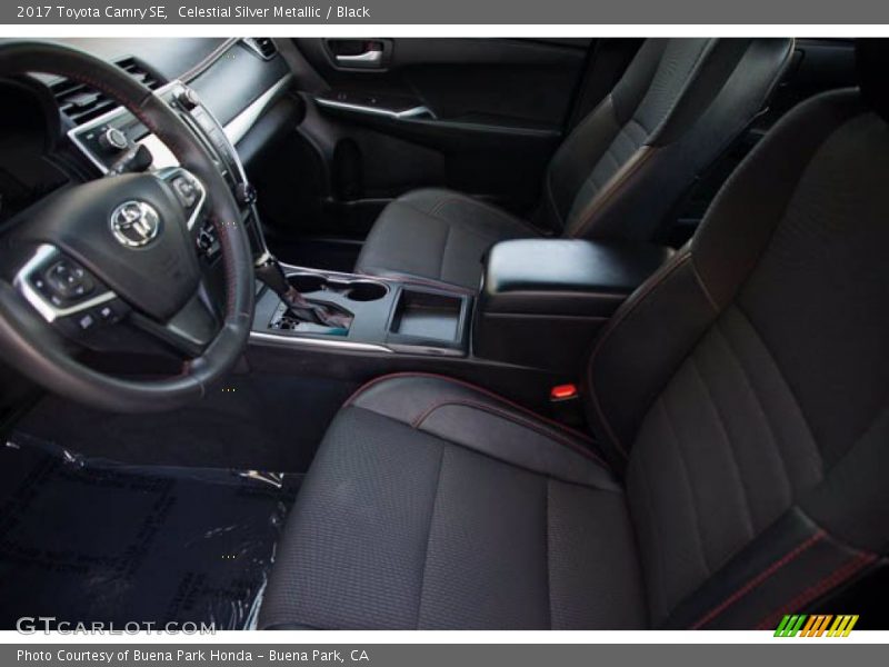 Celestial Silver Metallic / Black 2017 Toyota Camry SE