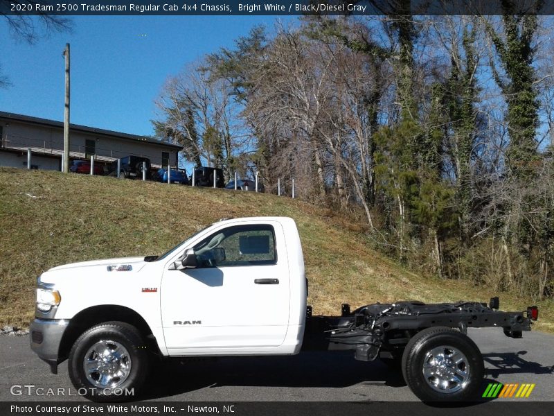  2020 2500 Tradesman Regular Cab 4x4 Chassis Bright White