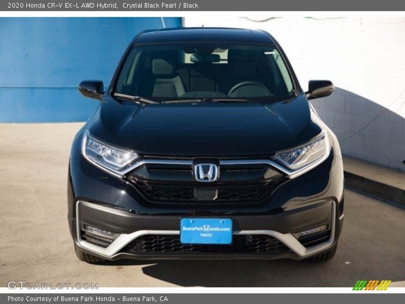 Crystal Black Pearl / Black 2020 Honda CR-V EX-L AWD Hybrid