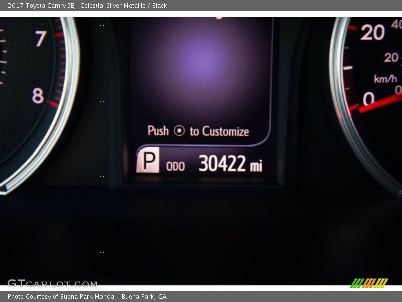 Celestial Silver Metallic / Black 2017 Toyota Camry SE