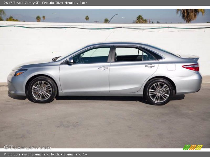 Celestial Silver Metallic / Black 2017 Toyota Camry SE