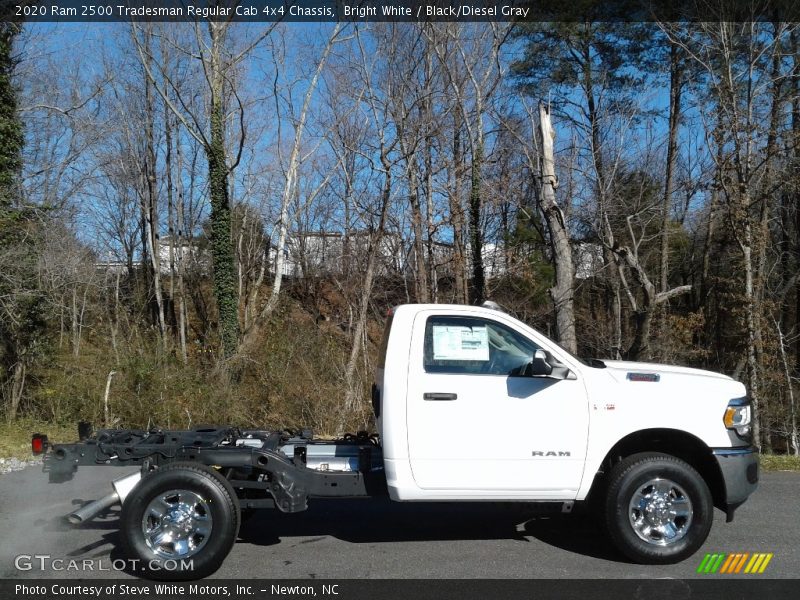  2020 2500 Tradesman Regular Cab 4x4 Chassis Bright White