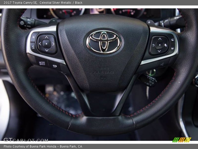 Celestial Silver Metallic / Black 2017 Toyota Camry SE