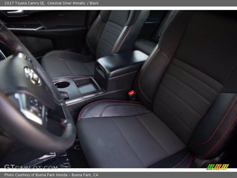 Celestial Silver Metallic / Black 2017 Toyota Camry SE