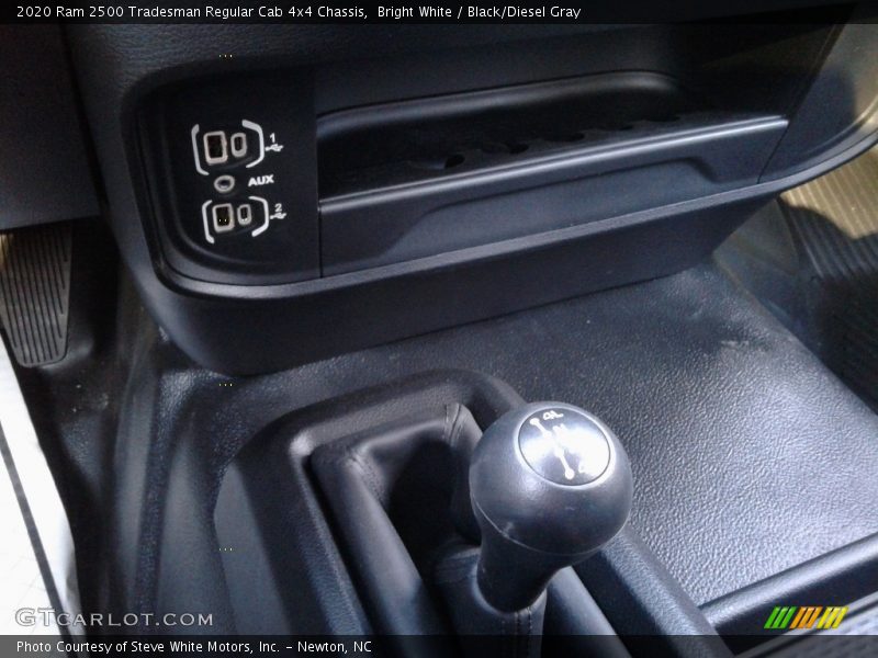 Bright White / Black/Diesel Gray 2020 Ram 2500 Tradesman Regular Cab 4x4 Chassis