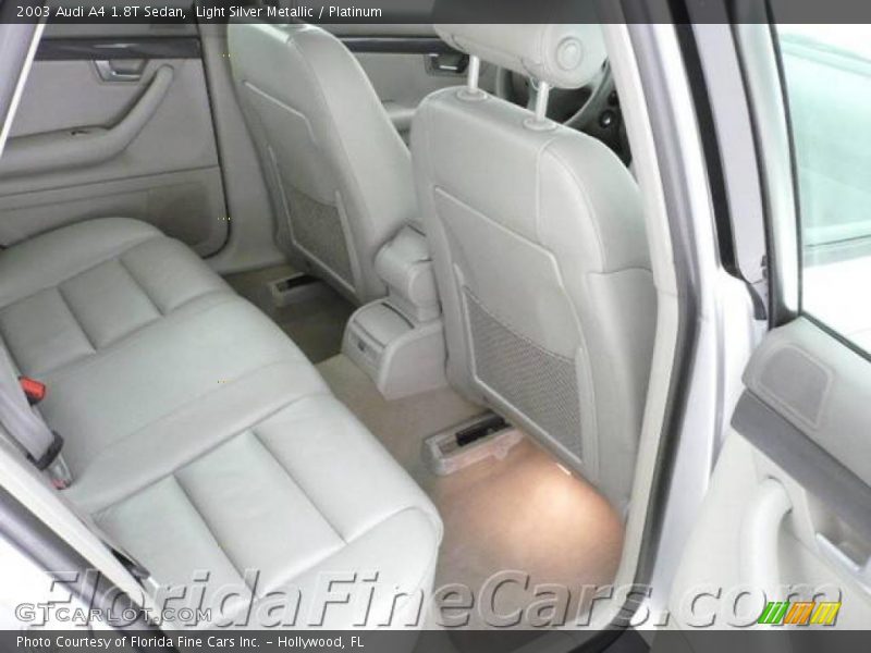 Light Silver Metallic / Platinum 2003 Audi A4 1.8T Sedan
