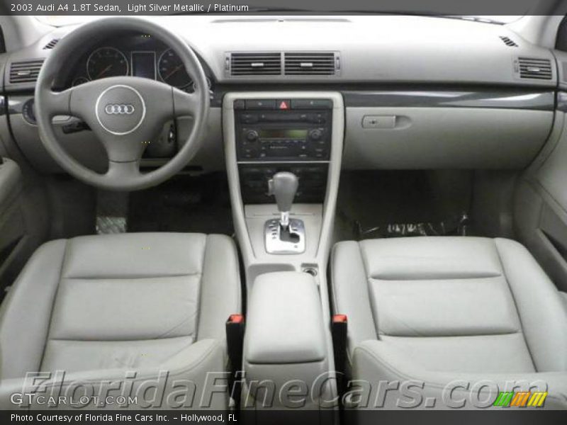 Light Silver Metallic / Platinum 2003 Audi A4 1.8T Sedan