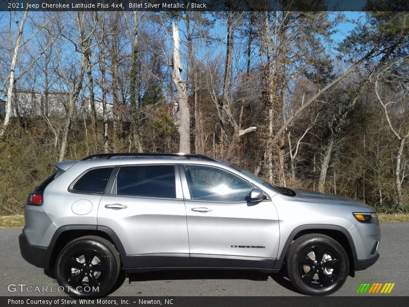 Billet Silver Metallic / Black 2021 Jeep Cherokee Latitude Plus 4x4