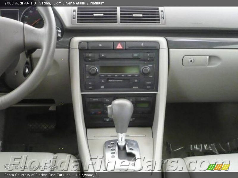 Light Silver Metallic / Platinum 2003 Audi A4 1.8T Sedan