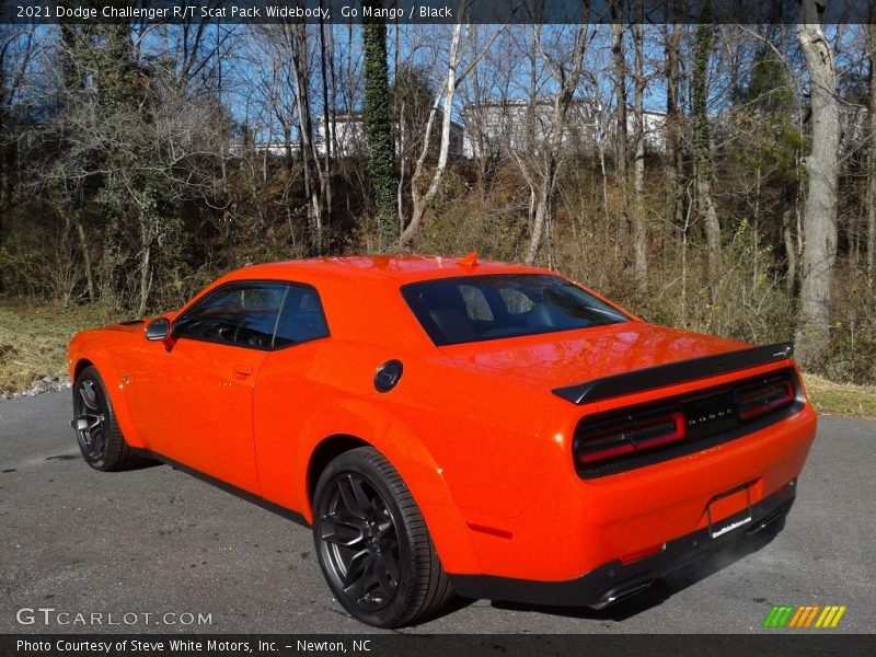 Go Mango / Black 2021 Dodge Challenger R/T Scat Pack Widebody