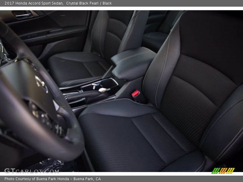 Crystal Black Pearl / Black 2017 Honda Accord Sport Sedan