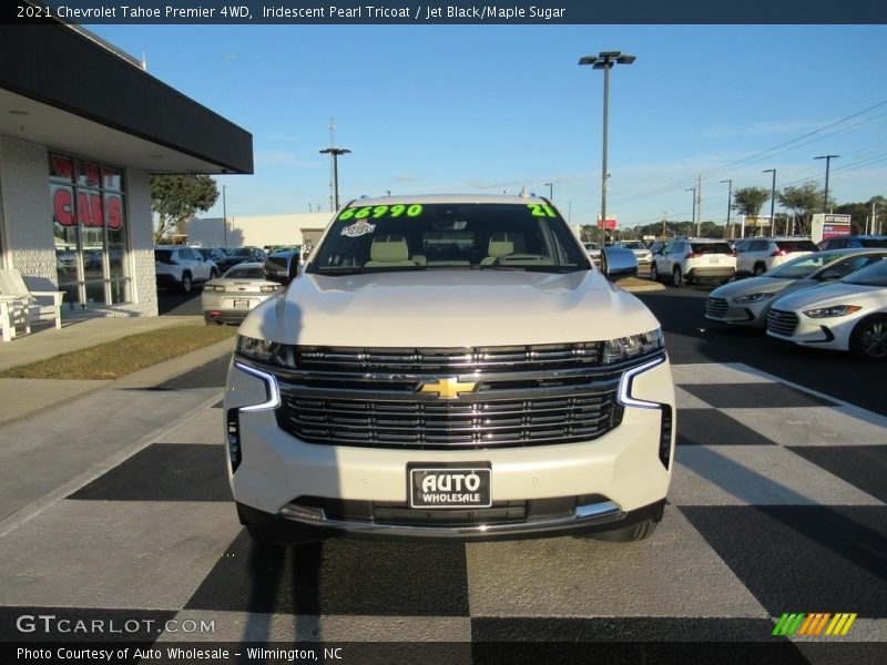 Iridescent Pearl Tricoat / Jet Black/Maple Sugar 2021 Chevrolet Tahoe Premier 4WD