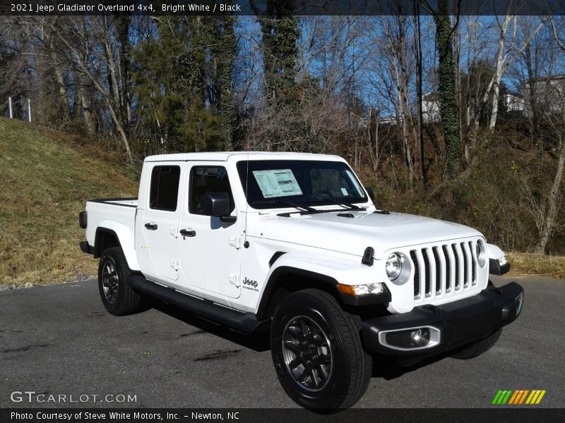 Bright White / Black 2021 Jeep Gladiator Overland 4x4