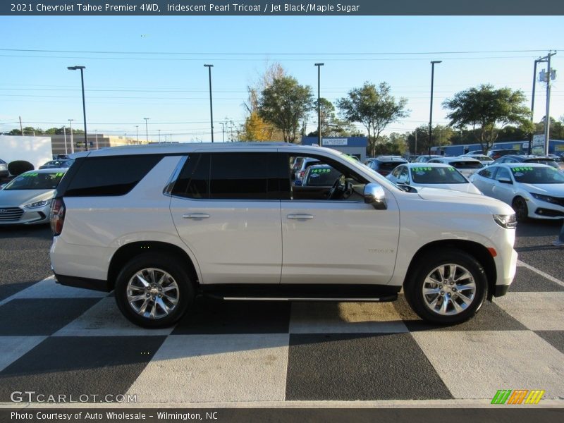 Iridescent Pearl Tricoat / Jet Black/Maple Sugar 2021 Chevrolet Tahoe Premier 4WD