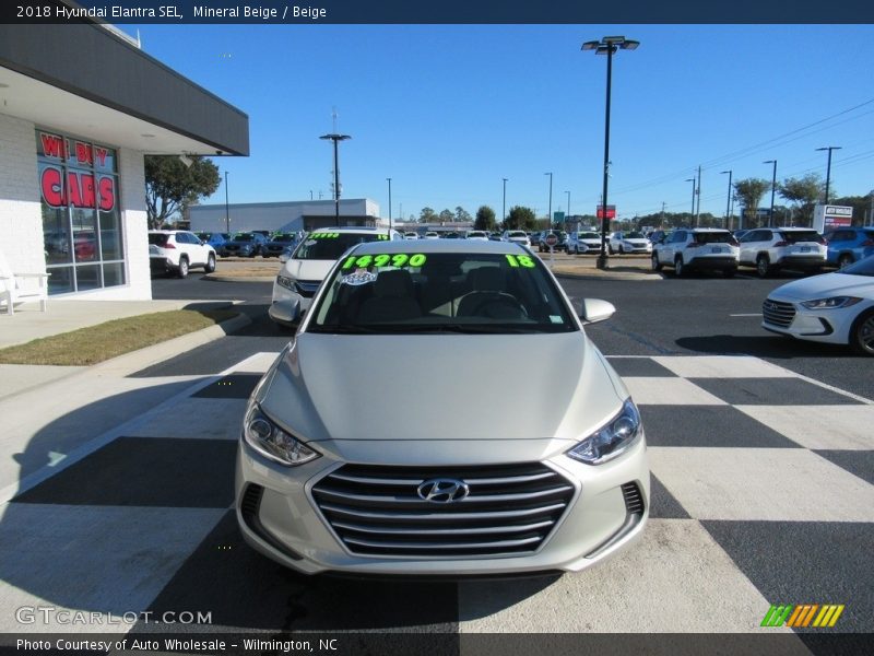 Mineral Beige / Beige 2018 Hyundai Elantra SEL