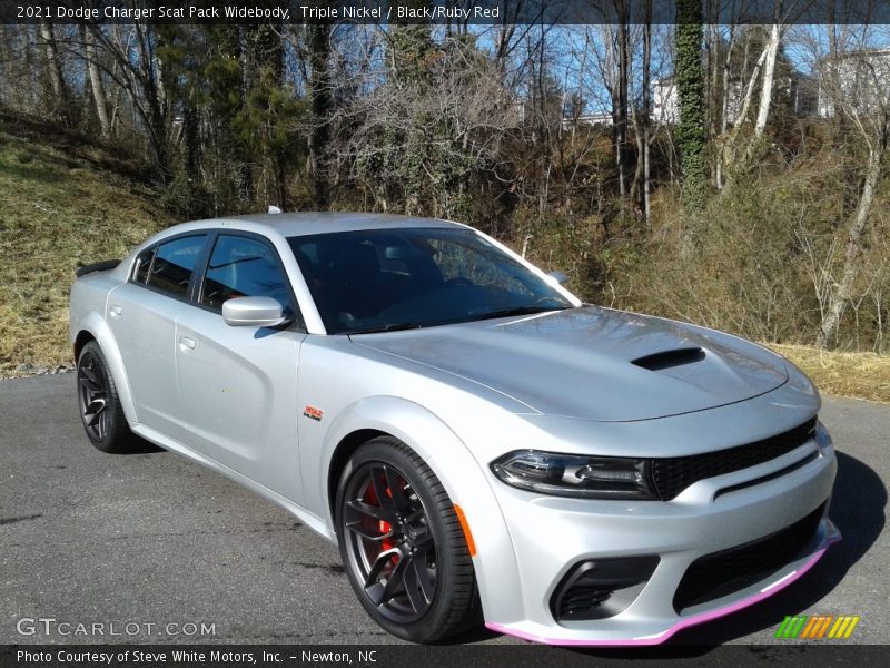 Front 3/4 View of 2021 Charger Scat Pack Widebody