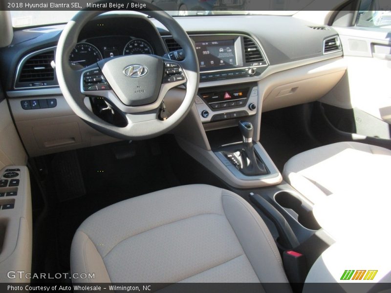 Mineral Beige / Beige 2018 Hyundai Elantra SEL