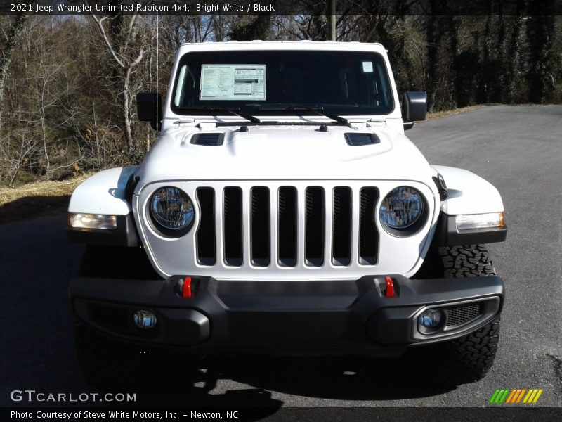 Bright White / Black 2021 Jeep Wrangler Unlimited Rubicon 4x4