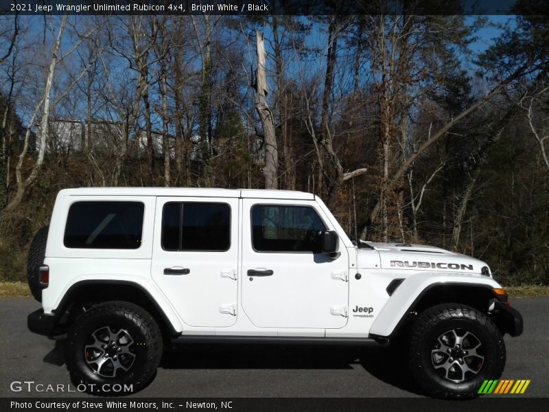 Bright White / Black 2021 Jeep Wrangler Unlimited Rubicon 4x4