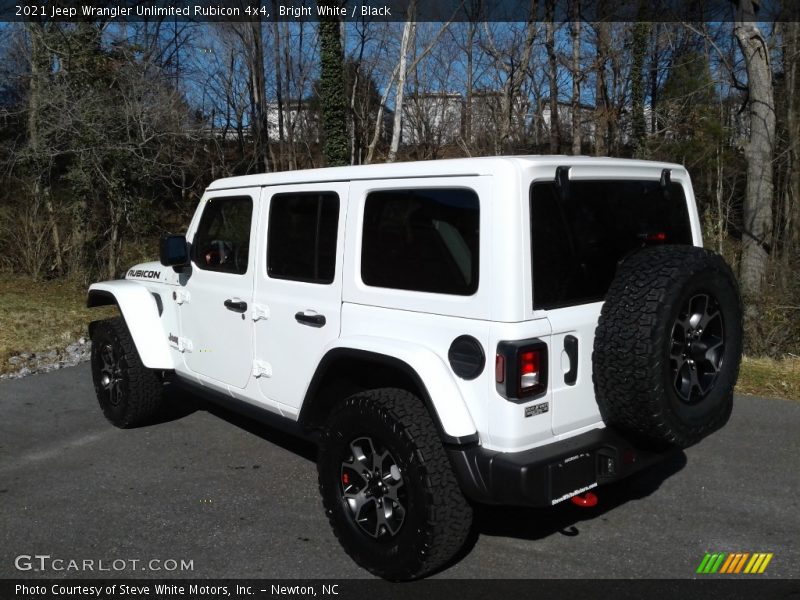 Bright White / Black 2021 Jeep Wrangler Unlimited Rubicon 4x4