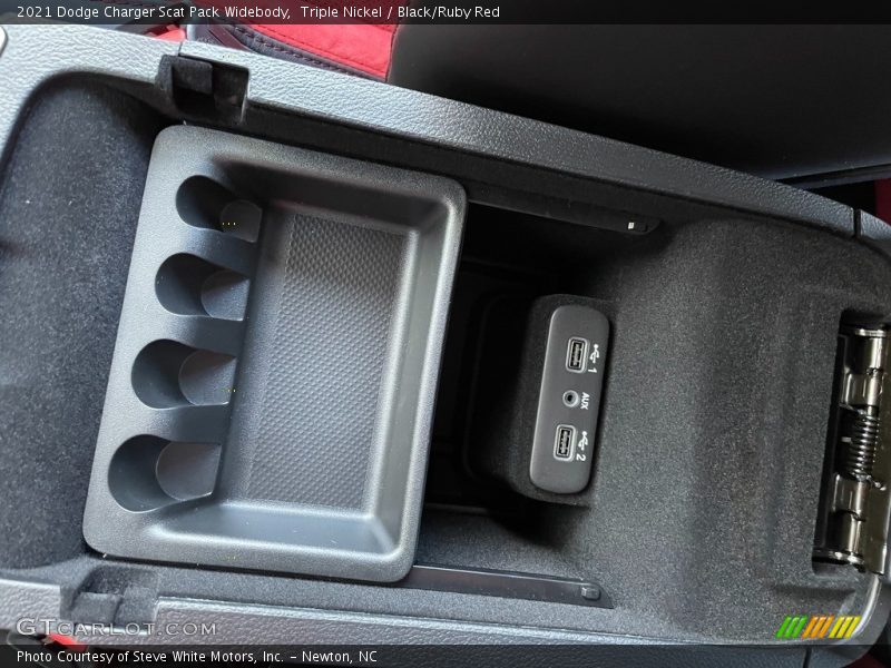 Triple Nickel / Black/Ruby Red 2021 Dodge Charger Scat Pack Widebody