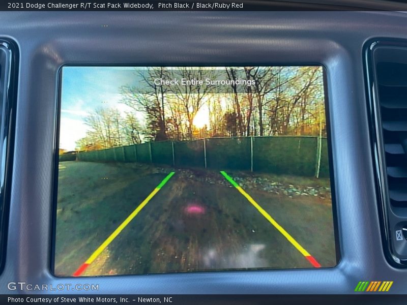 Pitch Black / Black/Ruby Red 2021 Dodge Challenger R/T Scat Pack Widebody
