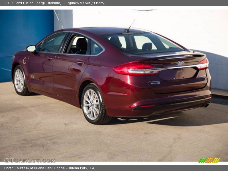 Burgundy Velvet / Ebony 2017 Ford Fusion Energi Titanium