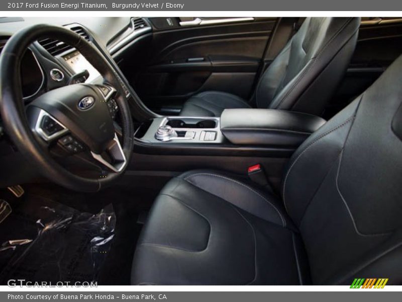 Burgundy Velvet / Ebony 2017 Ford Fusion Energi Titanium