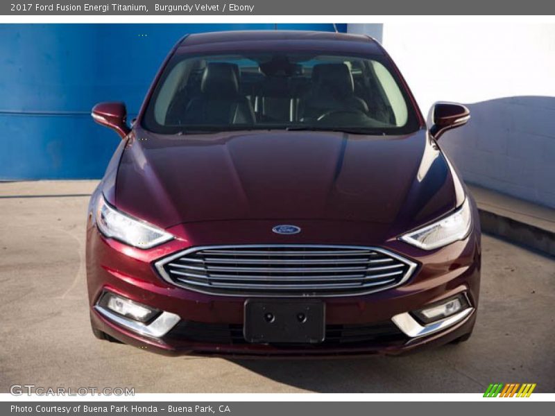  2017 Fusion Energi Titanium Burgundy Velvet