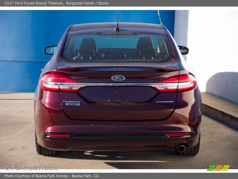 Burgundy Velvet / Ebony 2017 Ford Fusion Energi Titanium