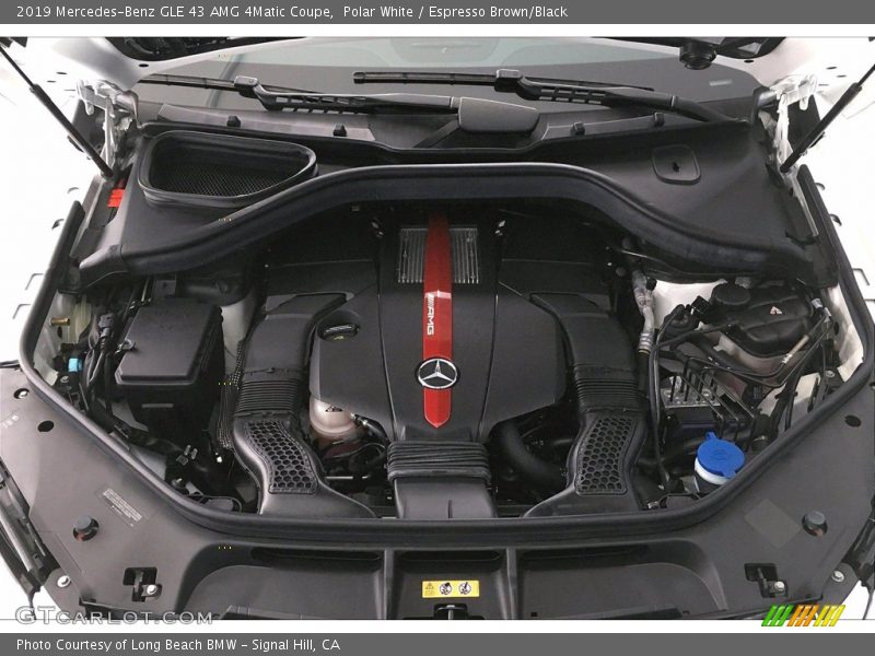Polar White / Espresso Brown/Black 2019 Mercedes-Benz GLE 43 AMG 4Matic Coupe