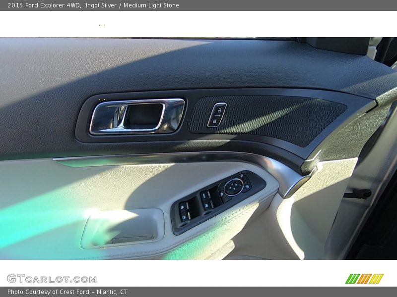 Ingot Silver / Medium Light Stone 2015 Ford Explorer 4WD