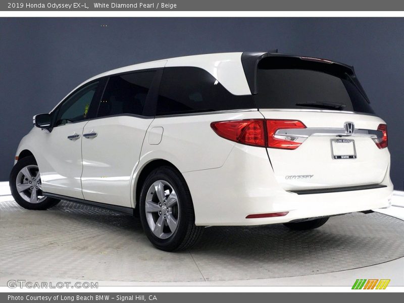 White Diamond Pearl / Beige 2019 Honda Odyssey EX-L