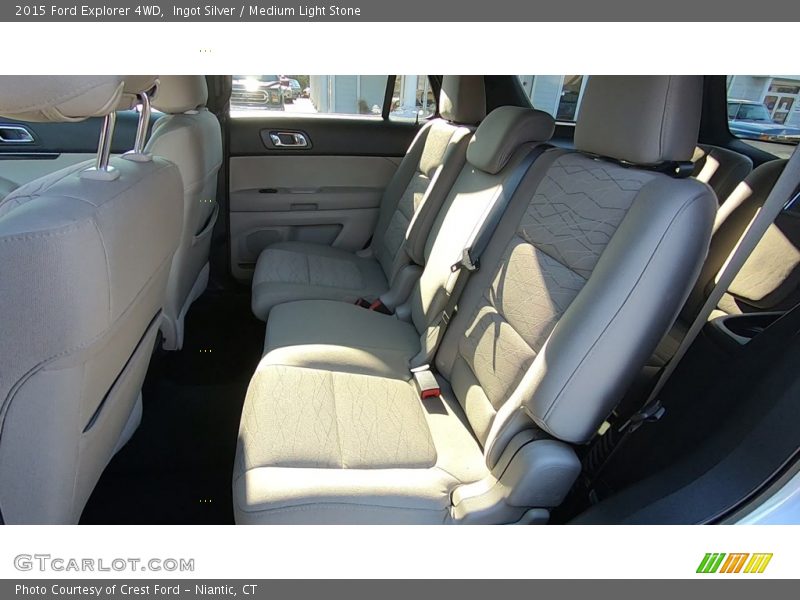 Ingot Silver / Medium Light Stone 2015 Ford Explorer 4WD