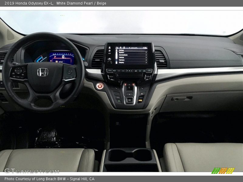 White Diamond Pearl / Beige 2019 Honda Odyssey EX-L
