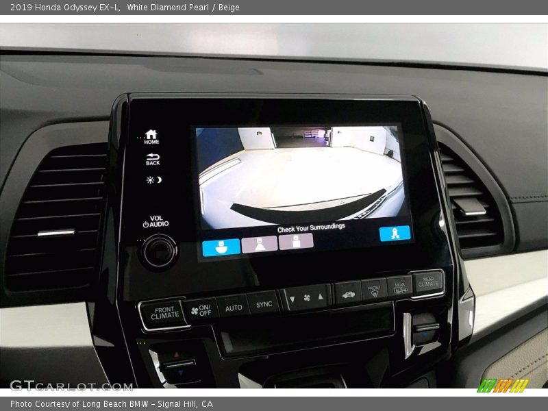 White Diamond Pearl / Beige 2019 Honda Odyssey EX-L