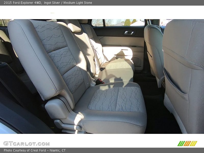 Ingot Silver / Medium Light Stone 2015 Ford Explorer 4WD