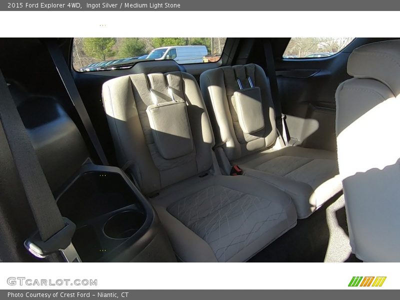 Ingot Silver / Medium Light Stone 2015 Ford Explorer 4WD