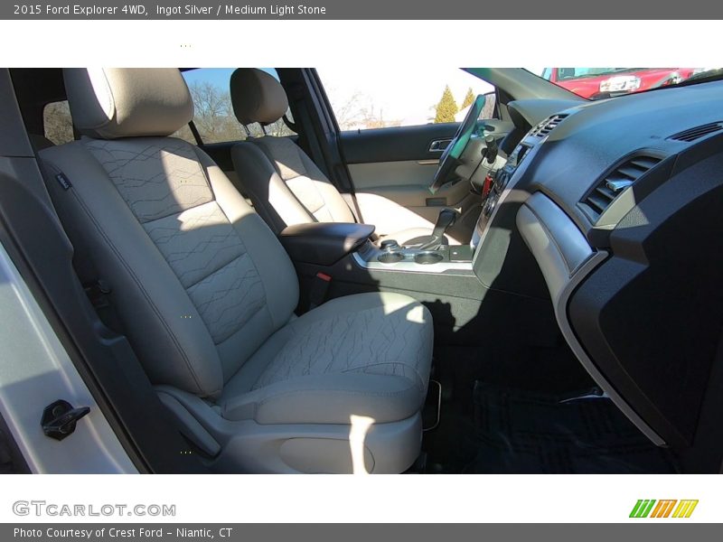 Ingot Silver / Medium Light Stone 2015 Ford Explorer 4WD