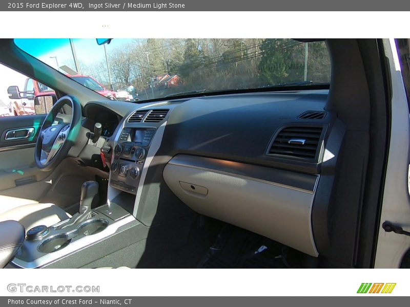 Ingot Silver / Medium Light Stone 2015 Ford Explorer 4WD