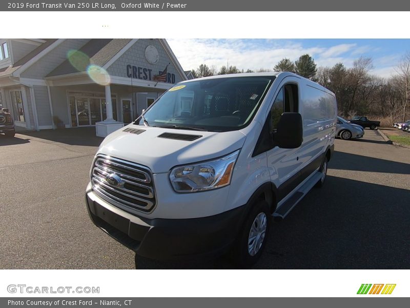 Oxford White / Pewter 2019 Ford Transit Van 250 LR Long