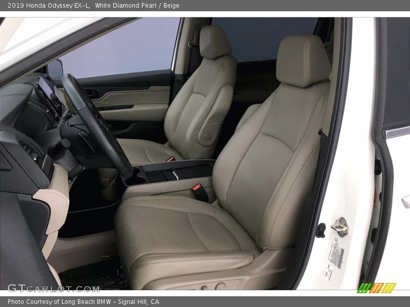 White Diamond Pearl / Beige 2019 Honda Odyssey EX-L