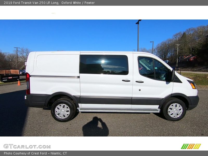 Oxford White / Pewter 2019 Ford Transit Van 250 LR Long