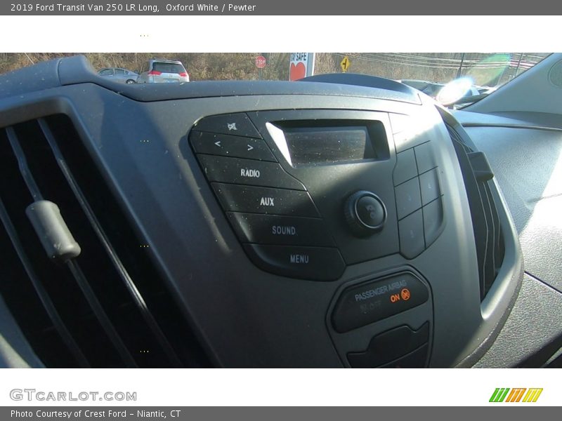Oxford White / Pewter 2019 Ford Transit Van 250 LR Long