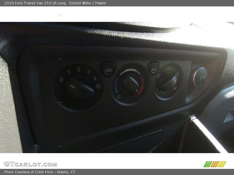 Oxford White / Pewter 2019 Ford Transit Van 250 LR Long