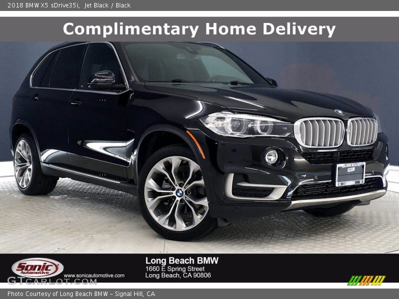 Jet Black / Black 2018 BMW X5 sDrive35i