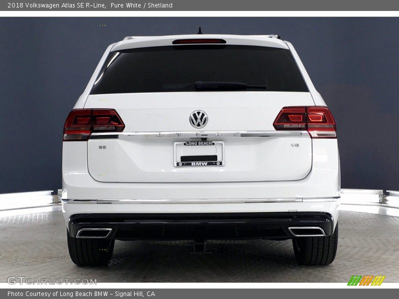 Pure White / Shetland 2018 Volkswagen Atlas SE R-Line