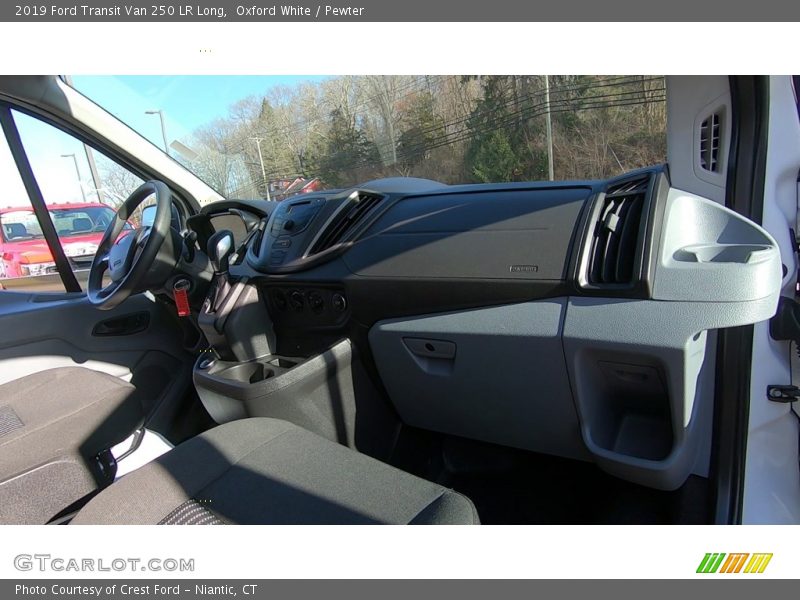 Oxford White / Pewter 2019 Ford Transit Van 250 LR Long