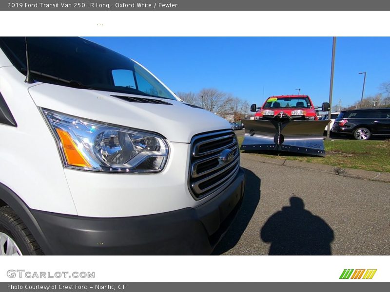 Oxford White / Pewter 2019 Ford Transit Van 250 LR Long