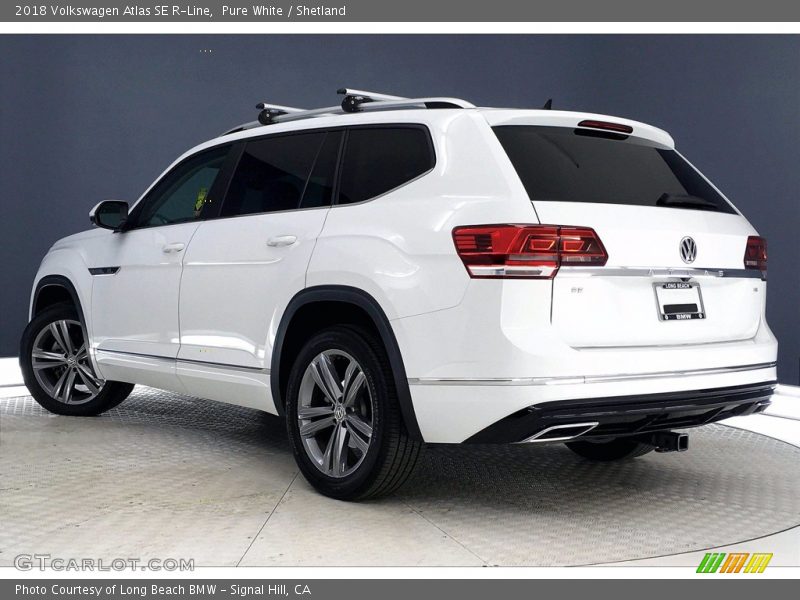 Pure White / Shetland 2018 Volkswagen Atlas SE R-Line